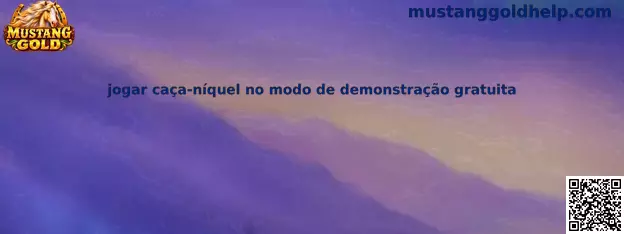 Interface de demonstração do caça-níquel Mustang Gold